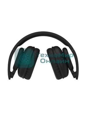 Беспроводные наушники Maxvi MHF-200BT черный, полноразмерные, Bluetooth, встроенный микрофон, до 15 ч