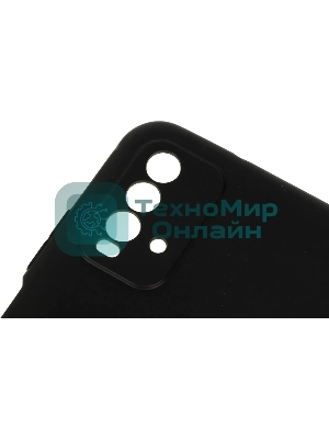 Чехол (клип-кейс) BORASCO Silicone Case, для Xiaomi Redmi 9t, черный