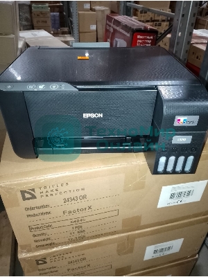 (Из ремонта) МФУ струйный Epson EcoTank L3210 (C11CJ68405 / C11CJ68501) A4 USB черный (Восстановленный товар после ремонта, полностью работоспособный)