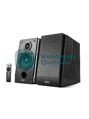 Колонки Edifier R1855DB Black Активные, 70W RMS, 60-20000Гц, дерево, пульт ДУ, Bluetooth 5.0,выход на сабвуфер,Opt/Coaxial,2 RCA