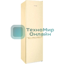 Холодильник Nordfrost NRB 164NF Me бежевый мрамор двухкамерный 238/105 л морозилка снизу, No Frost