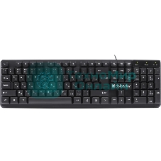 Клавиатура проводная Defender Symbol HB-559 RU USB черный