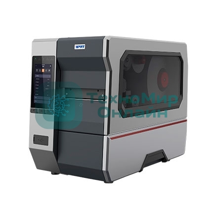 Принтер этикеток термотрансферный iDPRT iK4 Industrial 600 dpi, 152 мм/сек, USB, BlueTooth, Ethernet, RS232, USB Host, серый