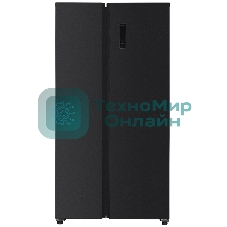 Холодильник Kraft KF-MS4801DI графит двухкамерный, 316/164 л, морозилка сбоку, No Frost, Side-by-Side