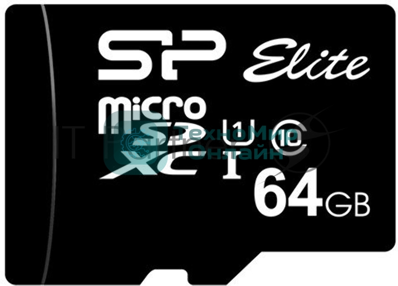 Флеш карта microSDXC 64Gb Class10 Silicon Power SP064GbSTXBV1V20 Elite w/o adapter