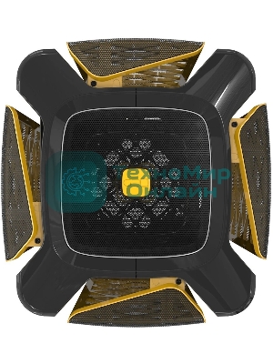 Компьютерный корпус без блока питания Geometric Future Model 2 The Ark, Mini-Tower, no fans, 3xUSB-A 3.0, 1xUSB 3.2 Type-C, mATX, mITX Black/Gold