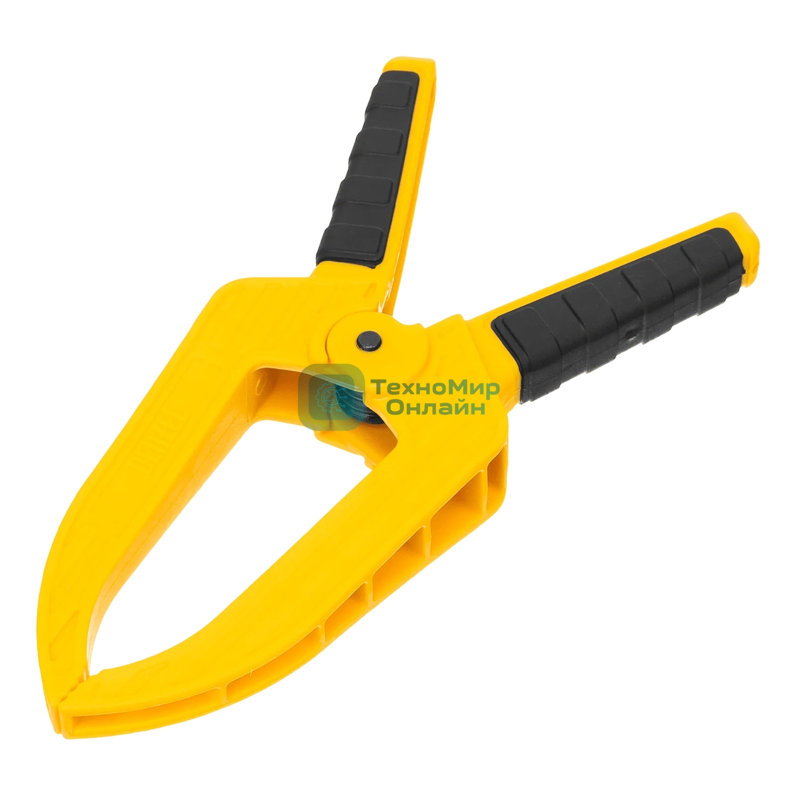 Струбцина клещеобразная Denzel удлиненная 50 х 80 мм двухкомпонентные рукоятки