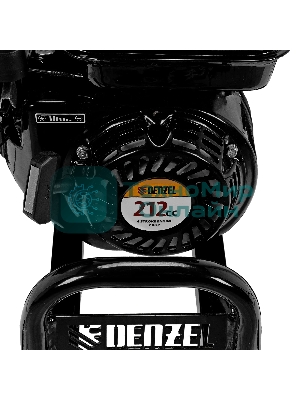 Мотоблок Denzel DPT-370X 7 л.с., диск.сцеп, шир 90 см, глуб 35 см, фрез 3х4, ВОМ, передачи 3В/1Н