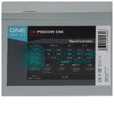 Блок питания CROWN CM-PS500W ONE, 500Вт, 80мм, серый