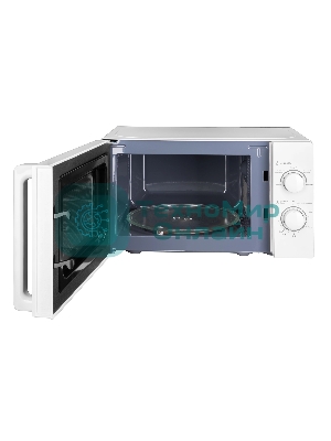 Микроволновая печь Hyundai HYM-M2068 белый, 20 л, 700 Вт, переключатели - поворотный механизм