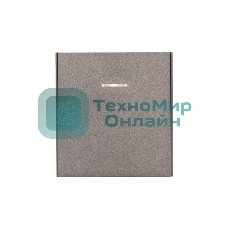 Выключатель Kranz STRONG 1 кл с подсветкой 10А с/у графит