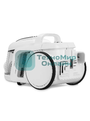 Пылесос Polaris PVC 1909 белый, 650/2200 Вт, уборка сухая, пылесборник контейнер 3 л