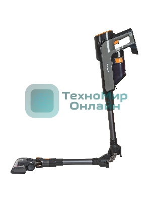 Пылесос вертикальный SUPRA VCS-5082 черный/серый, питание от аккумулятора, 300 Вт, уборка сухая, пылесборник 1 л