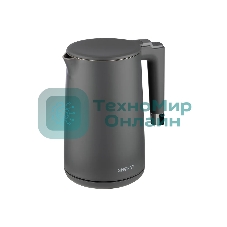 Чайник электрический Energy E-215 (1.7 л), серый (164157)