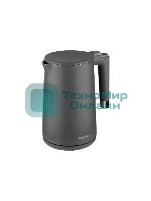 Чайник электрический Energy E-215 (1.7 л), серый (164157)