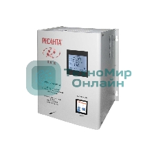Стабилизатор напряжения Ресанта АСН-10000Н/1-Ц электронный однофазный серый