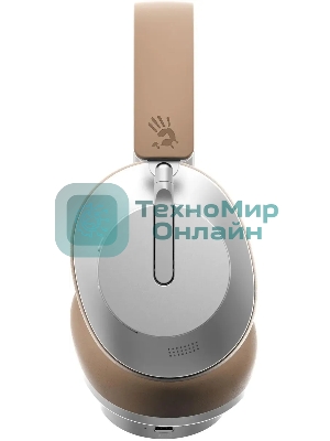 Беспроводные/проводные наушники A4Tech Bloody MH390 хаки, накладные, Bluetooth + проводной