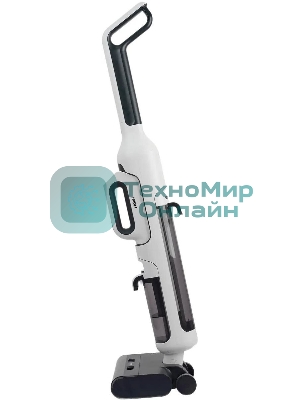 Пылесос вертикальный моющий Haier HWND Q1 белый/черный, питание от аккумулятора, 150 Вт, уборка сухая/влажная, пылесборник 0.4 л