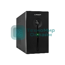 Источник бесперебойного питания Crown CMU-SP800 COMBO USB/800 ВА\480 Вт/7 x компьютерная/евророзетка (C13/Schuko)