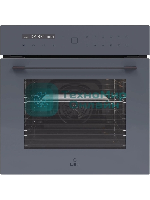 Духовой шкаф электрический LEX EDS 101 GR, встраиваемый, серый
