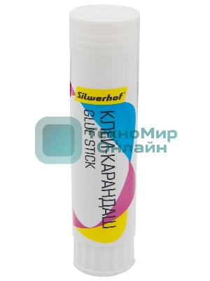 Клей-карандаш Silwerhof 40гр ПВА термоусадочная упаковка