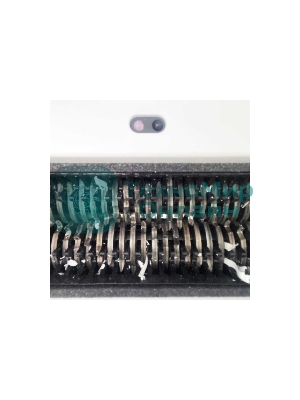 Шредер Office Kit S210N 3,9x38 белый (секр.P-4) фрагменты 16лист. 35лтр. скрепки скобы пл.карты CD