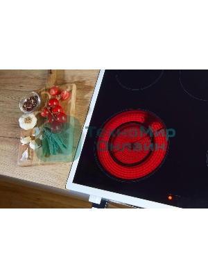 Плита электрическая Gorenje GECS5C70WA белый, конфорок 4 электрических, духовка 70 л, 50 см x 85 см x 59.4 см