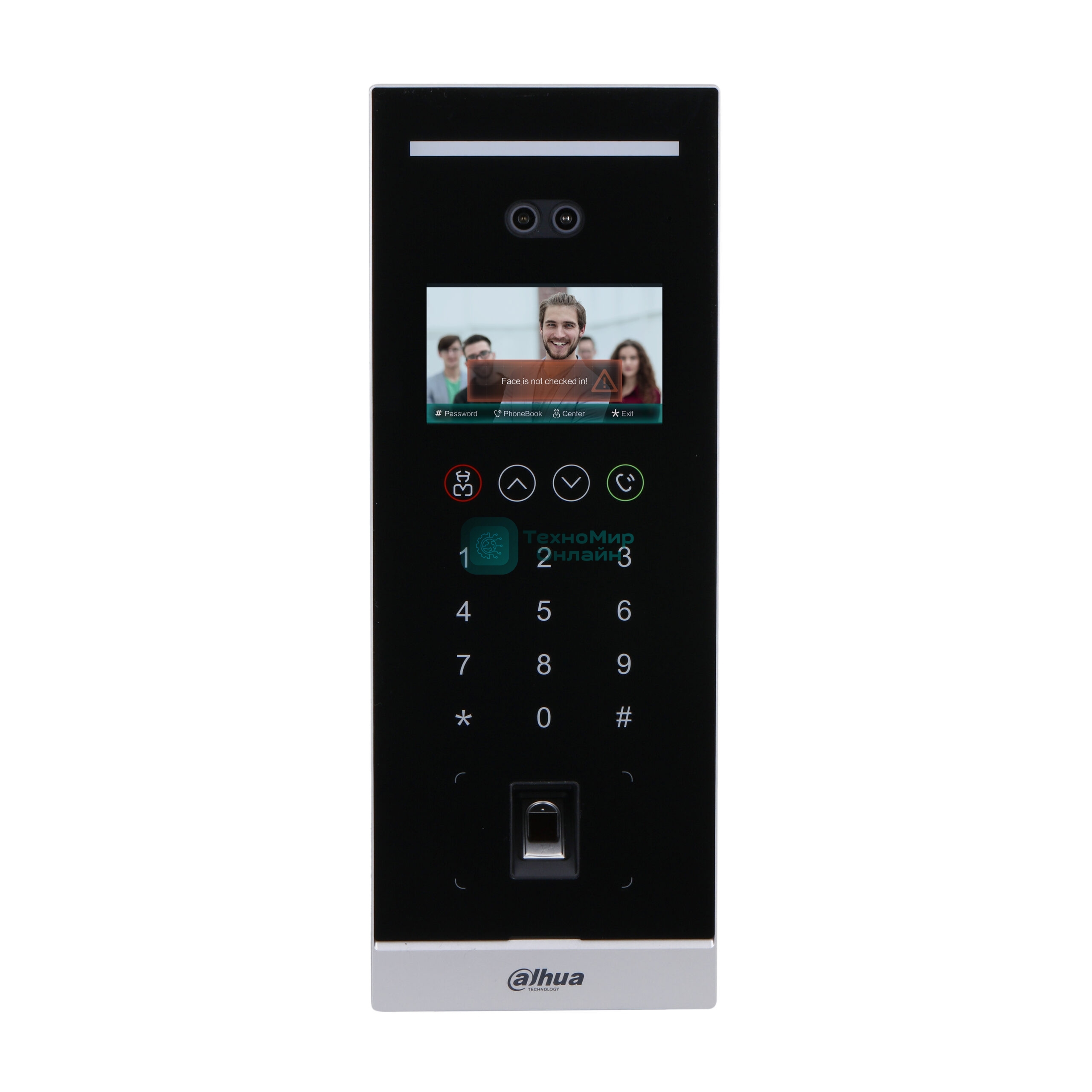 Видеопанель Dahua DHI-VTO6541H-S2 цветной сигнал цвет панели: черный