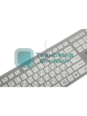 Клавиатура проводная A4Tech Fstyler FX50, USB, белый