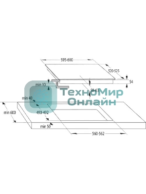 Индукционная варочная панель Gorenje GI6421SYW белый