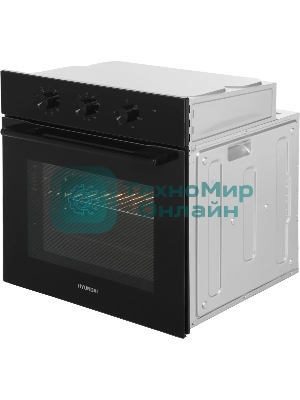 Духовой шкаф Электрический Hyundai HEO 66412 BG черный