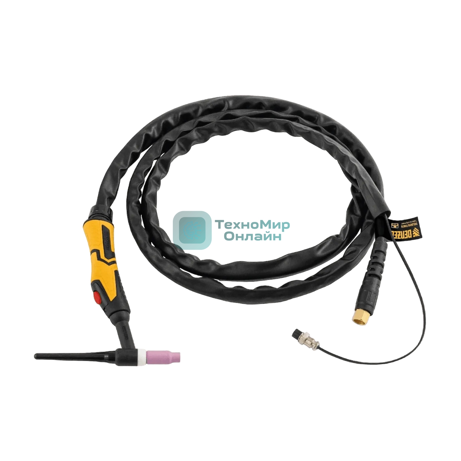 Горелка сварочная Denzel TIG WP26, разъем 2 пина, 3 метра