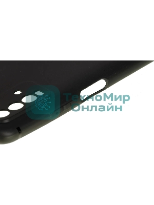 Чехол (клип-кейс) BORASCO Silicone Case, для Xiaomi Redmi 9t, черный