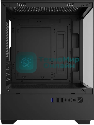 Корпус Bloody CC-125-BK, Mini-Tower, чёрный