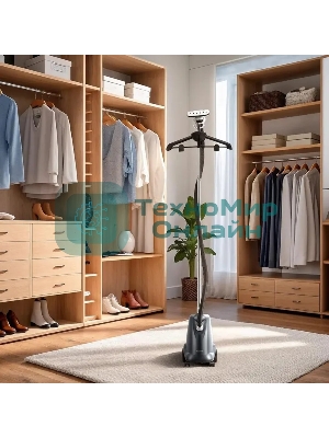 Отпариватель Kitfort КТ-9359 серый, 2200 Вт, 45 г/мин, 3000 мл