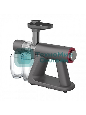Соковыжималка BQ J2002 серый, шнековая горизонтальная, 150 Вт, 500 мл, электронное, реверс