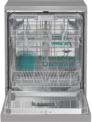 Встраиваемая посудомоечная машина Gorenje GS643D90X, серебристая с черным, 59.9 см, 16 компл., 46 дБ, класс A+++