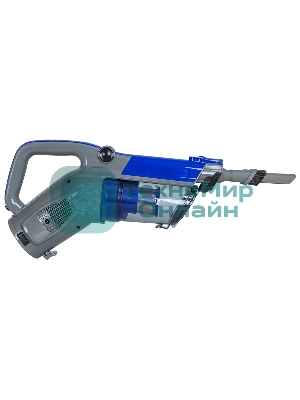 Пылесос вертикальный SUPRA VCS-4094 синий/серый, питание от аккумулятора, 130 Вт, уборка сухая, пылесборник 0.6 л, работа от АКБ max 30 мин.