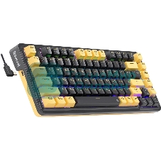 Клавиатура проводная Redragon Elf, USB, черный/фиолетовый