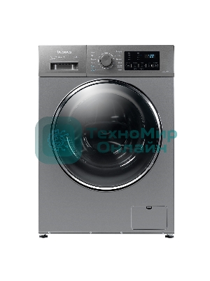 Стиральная машина Бирюса WM-SM712/08 S Хромированный металлик, загрузка фронтальная 7 кг, 1200 об/мин, класс А+++