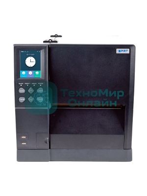 Принтер этикеток термотрансферный iDPRT iX6P Industrial 200 dpi, 305 мм/сек, USB Type B, USB HOST, Ethernet, RS232, чёрный/серый