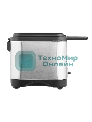 Фритюрница Centek CT-1430 900 Вт объем 1,5лЧаша - антипригарная, стальной корпус, окно