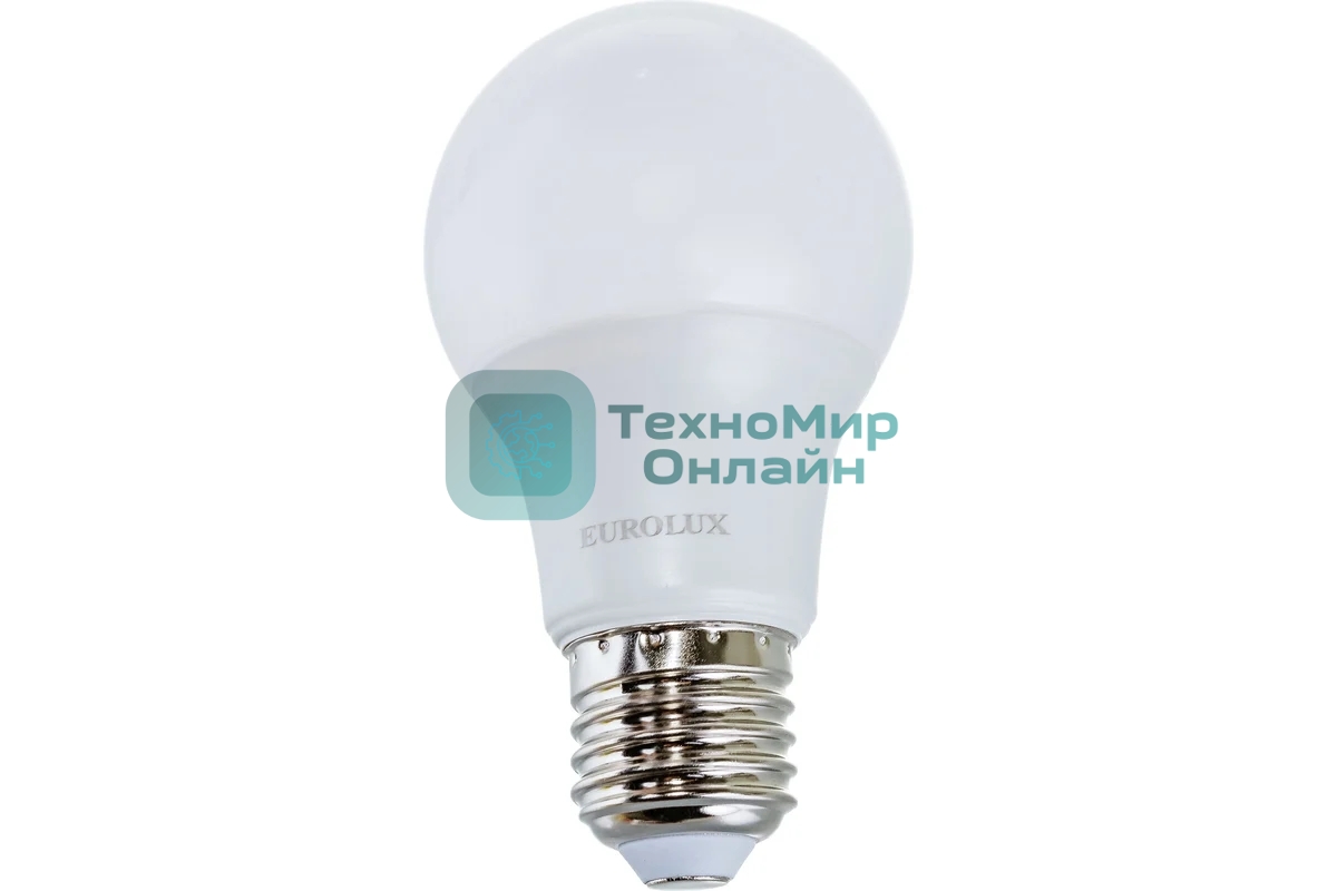 Лампа светодиодная EUROLUX LL-E-A60-11W-230-6K-E27 груша