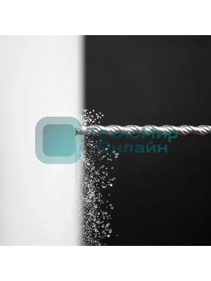 Бур по бетону Denzel двойная спираль, Cobalt W-tip, 10x260 мм, SDS PLUS