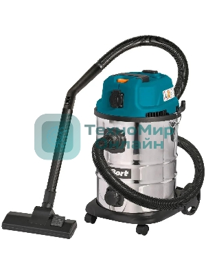 Строительный пылесос Bort BSS-1625-Storm 1600Вт (уборка: сухая/влажная) синий