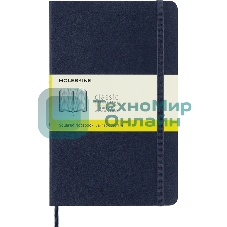 Блокнот Moleskine CLASSIC SOFT QP617B20 Large 130х210 мм 192 стр. клетка мягкая обложка синий сапфир