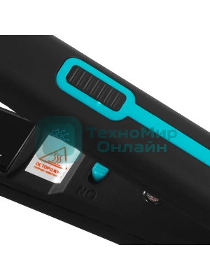 Выпрямитель для волос Energy EN-861 черный/зеленый, 18 мм, 220 °C, 1 режим