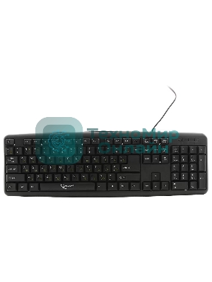 Клавиатура проводная Gembird KB-8320U-BL, USB, черный