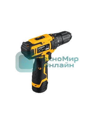 Дрель-шуруповерт STEHER CD-120-2, 12 В, 2 Ач, 30 Нм, щеточный