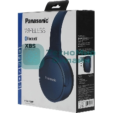 Беспроводные наушники Panasonic RB-HF420BGEA синий, накладные, Bluetooth, быстрая зарядка
